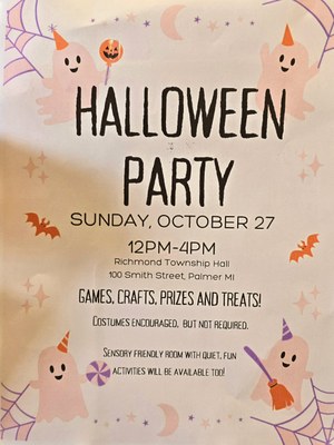 Halloween Party at the Richmond Township Hall